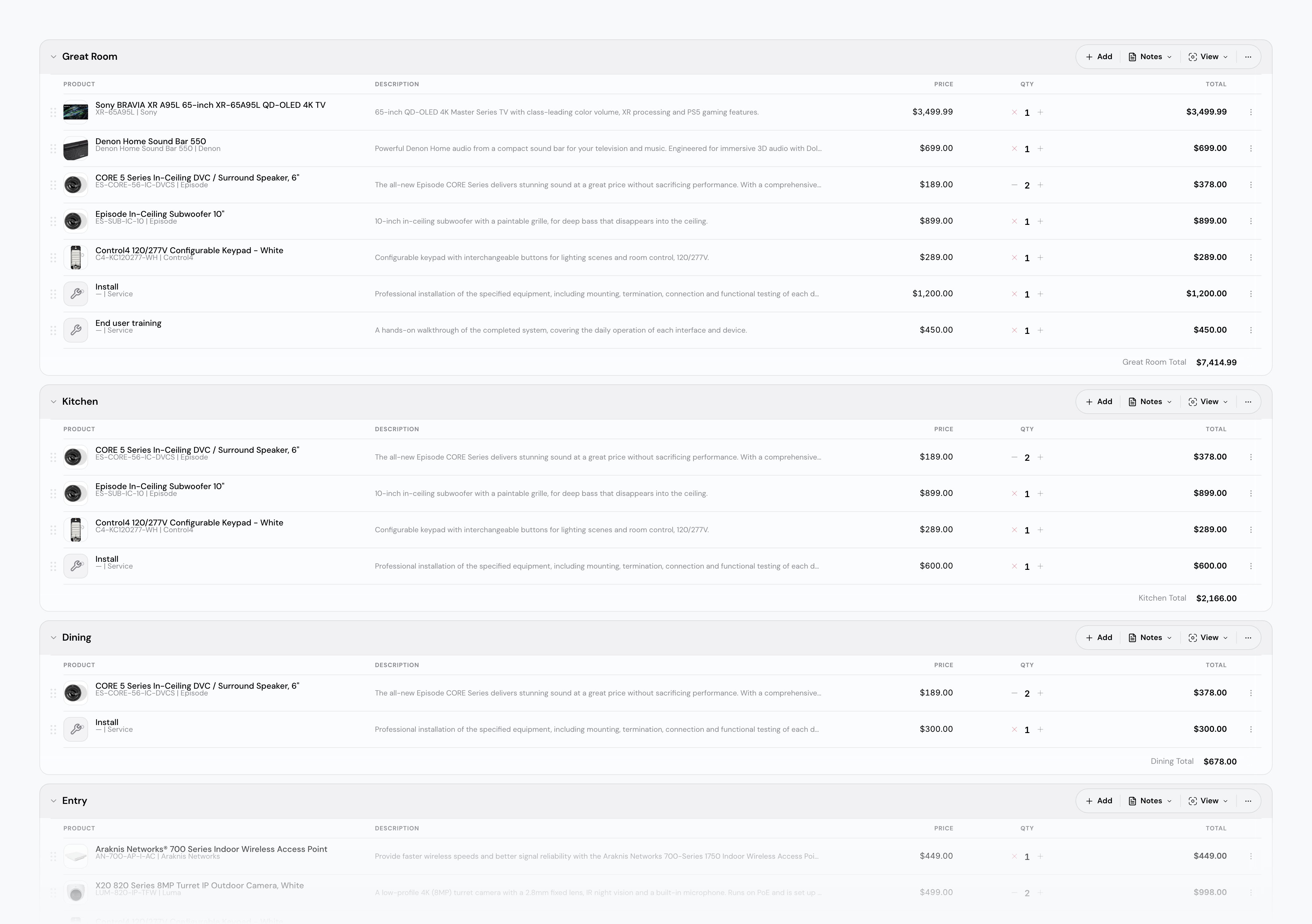 Building a proposal in Integrate