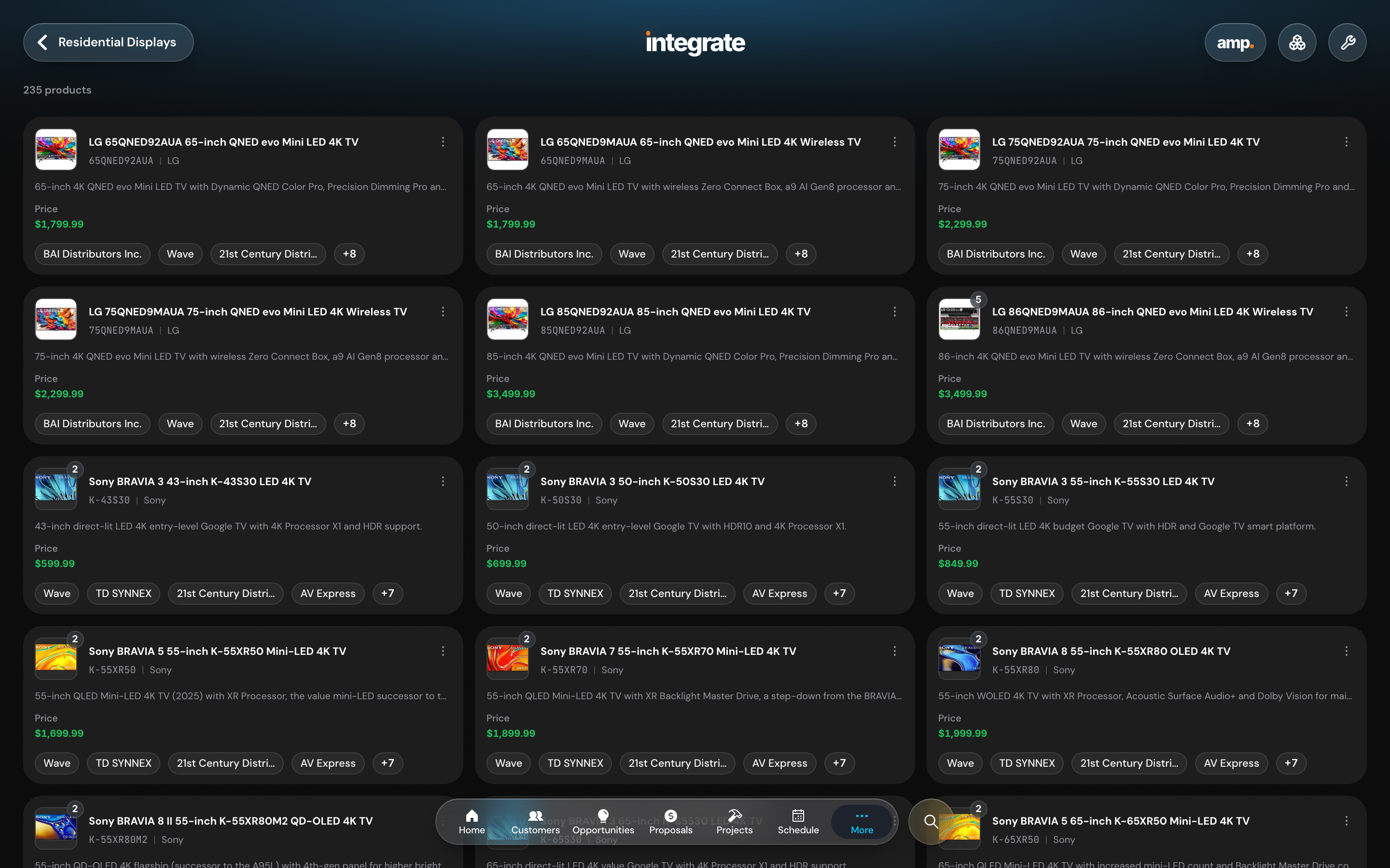 Catalog in Integrate