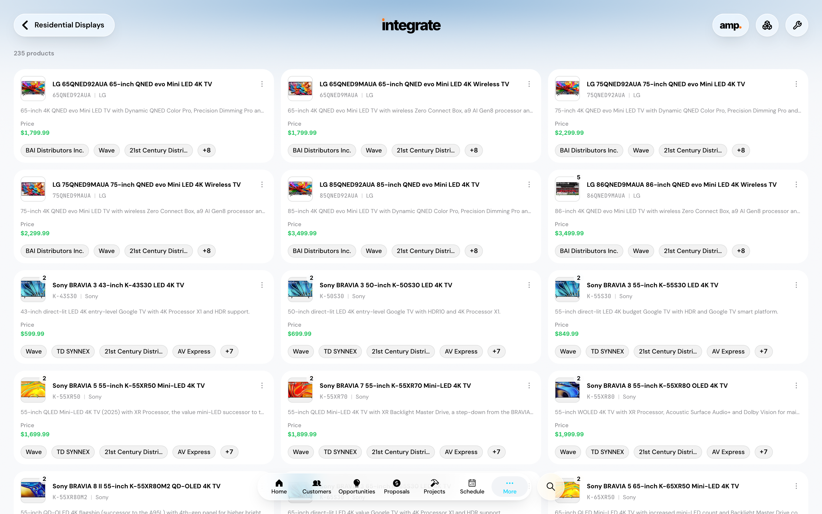 Catalog in Integrate