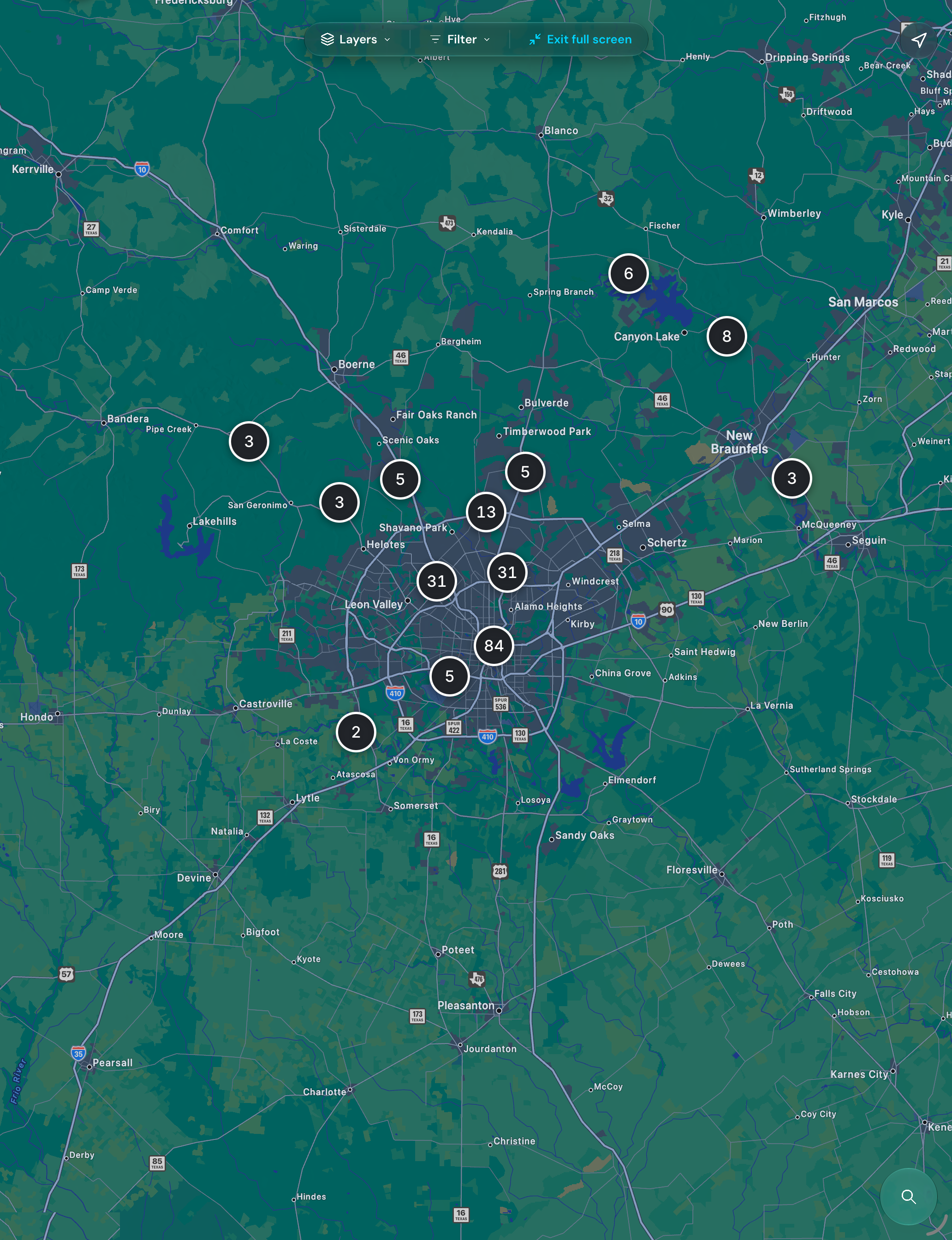 Maps in Integrate